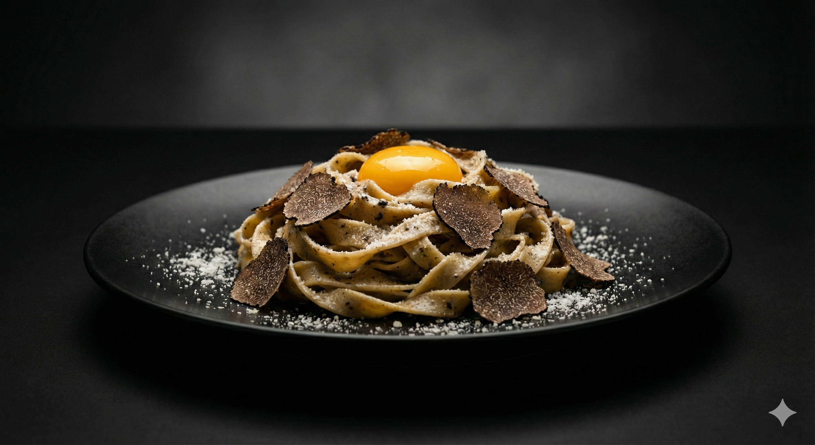 Truffle pasta from Michelin-starred restaurant